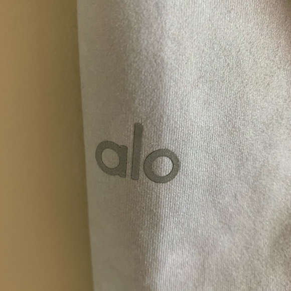 ALO Yoga Light Blue/Grey and Silver Leggings Small - Picture 9 of 9